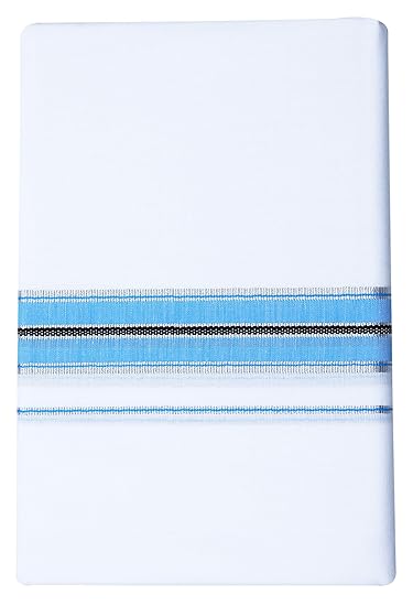 Men's Pure Cotton Dhoti's (118_White_3.60M)