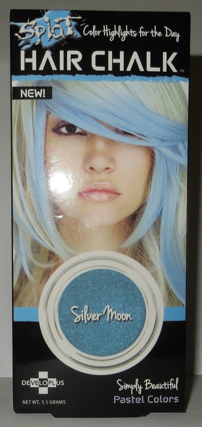 Buy Splat Hair Chalk Highlights Silver Moon Pack Of 2 Online
