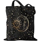 Miss Adola Aesthetic Canvas Tote Bag - Reusable Shoulder Tote Bag for Women Lady Casual Vacation, Shopping, Work, Gym