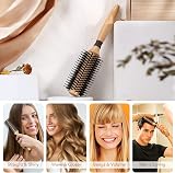 BESTOOL Round Brush for Blow-Drying 22mm Barrel Boar Bristles Nylon Pins view 5