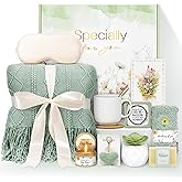 Joyliss Get Well Gifts for Women Self Care Gifts, Sympathy Gift Baskets Spa Gifts Set, Thinking of You Inspirational Hug in a Box Gifts for Mom Her Friend Sister Wife Girlfriend