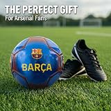 Hy-Pro FC Barcelona Official Signature Football Size 5 with Metallic Finish view 5