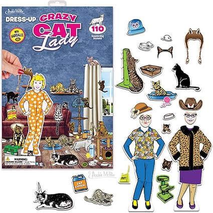 crazy cat lady figure amazon