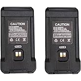 Retevis RT85 Walkie Talkie Battery 3200 mAh,Compatible with TYT TH-UV888 UV88 RT85 GM-15 Pro TD-H5 Two Way Radios,7.4V Rechargeable Replacement Li-ion Battery(2 Pack)