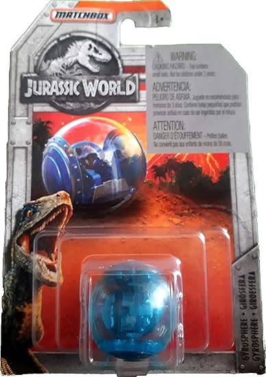 matchbox jurassic world gyrosphere