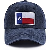 Texas State Flag Hats for Men Women, Vintage Cotton Embroidered Lone Star State Baseball Cap