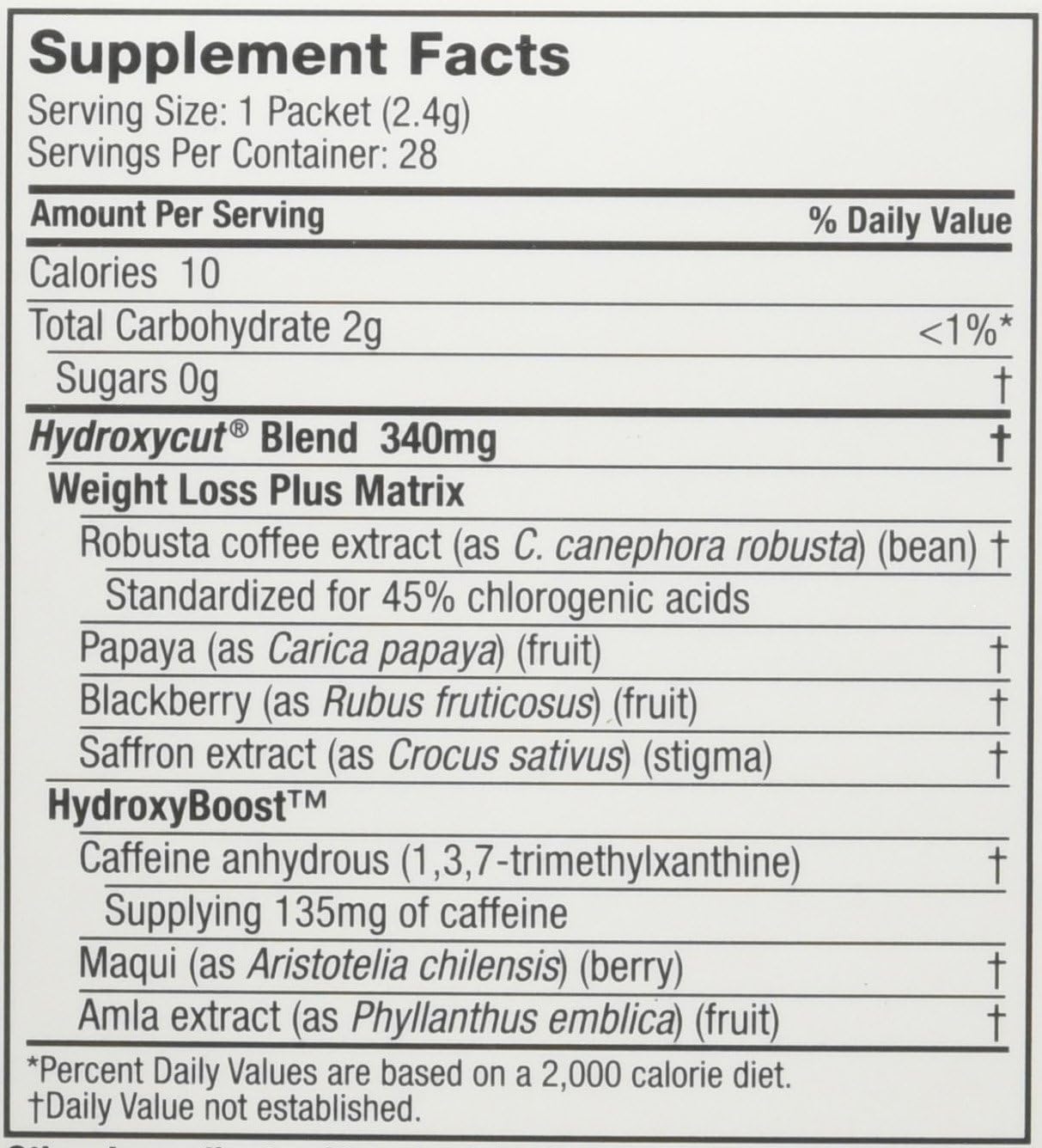 Hydroxycut Drink Mix, Scientifically Tested Weight Loss and Energy