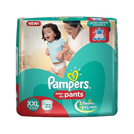 Buy Pampers XXL Size Diapers Pants (22 