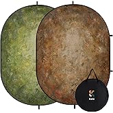Kate Collapsible Backdrop Brown Green Textured Portrait Photo Backdrops 240 | Brown Green Collapsible Backdrop 5x6.5ft for Portrait, Self Tape, Video, Photoshoot