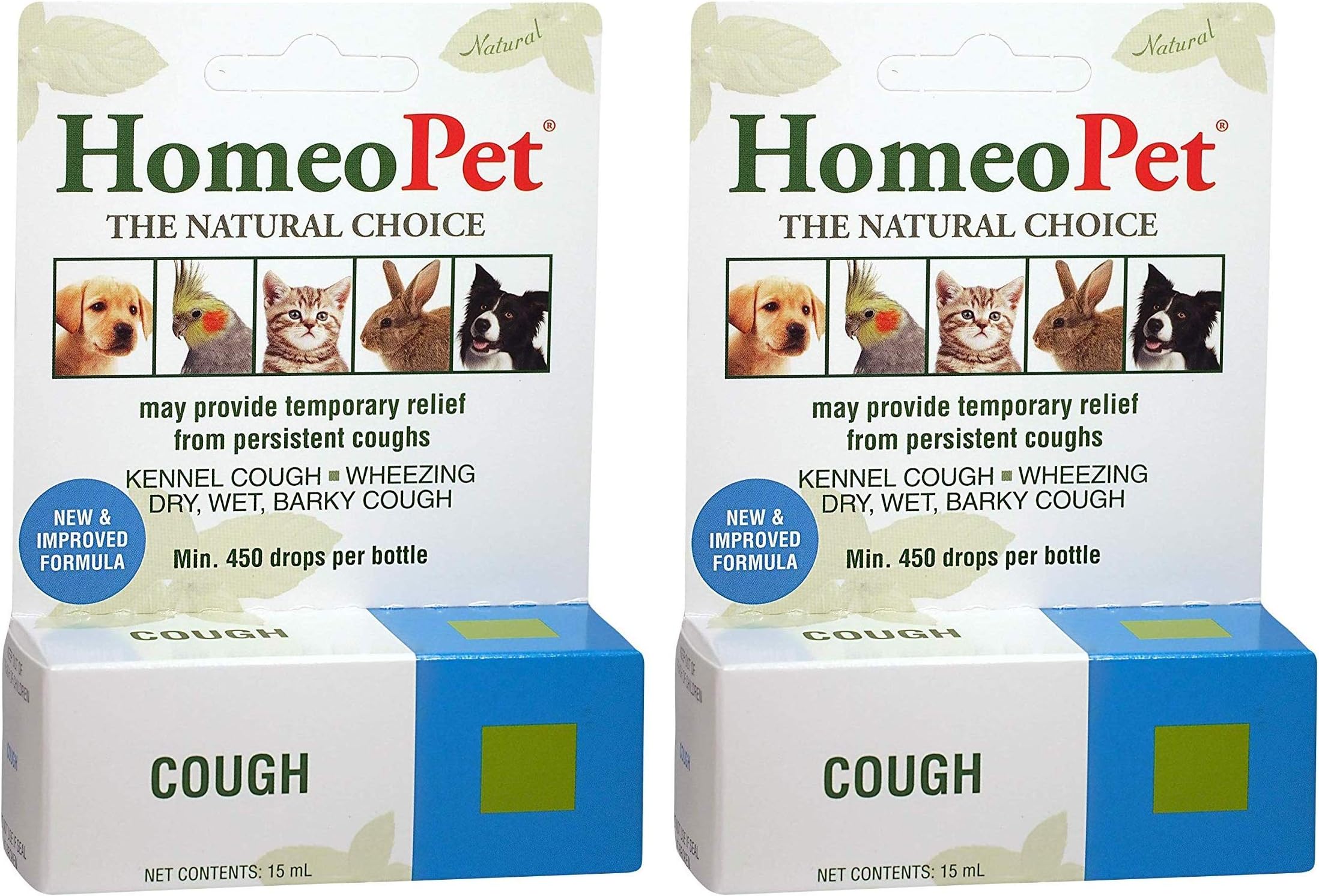 HomeoPet Cough, 15 ml (Тwо Расk)