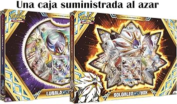 Pokemon JCC Caja Premium Solgaleo/Lunala GX - Español: Amazon.es: Juguetes y juegos