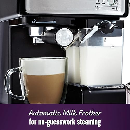 Coffee Espresso and Cappuccino Machine Stainless Steel
