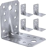 LLB Angle Corner Brackets Wood 70x70x55x1.5mm Pack of 10 Galvanised view 9