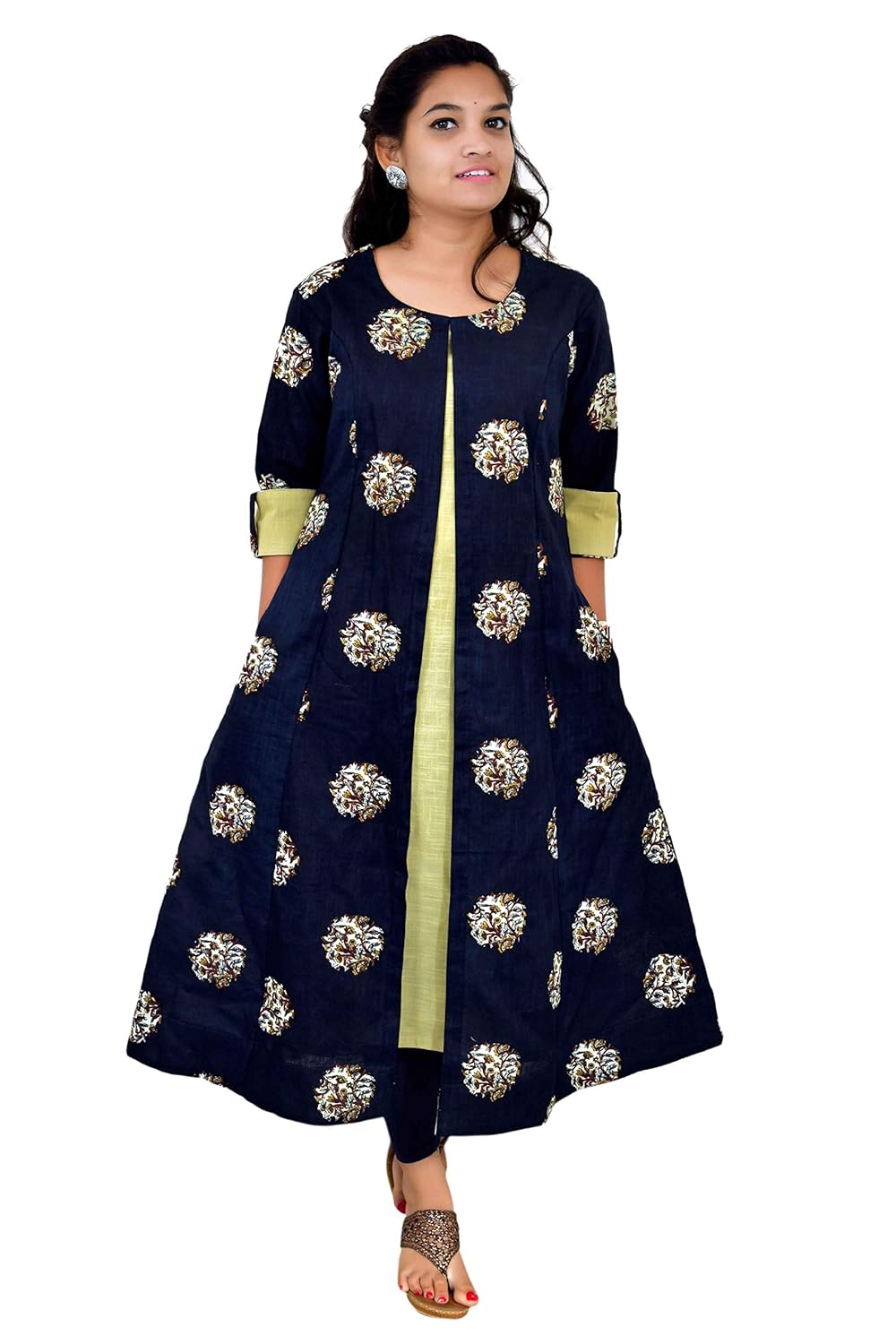 marianatribe stylish latest cotton kurti kurta women girl party casual daily multi color & size