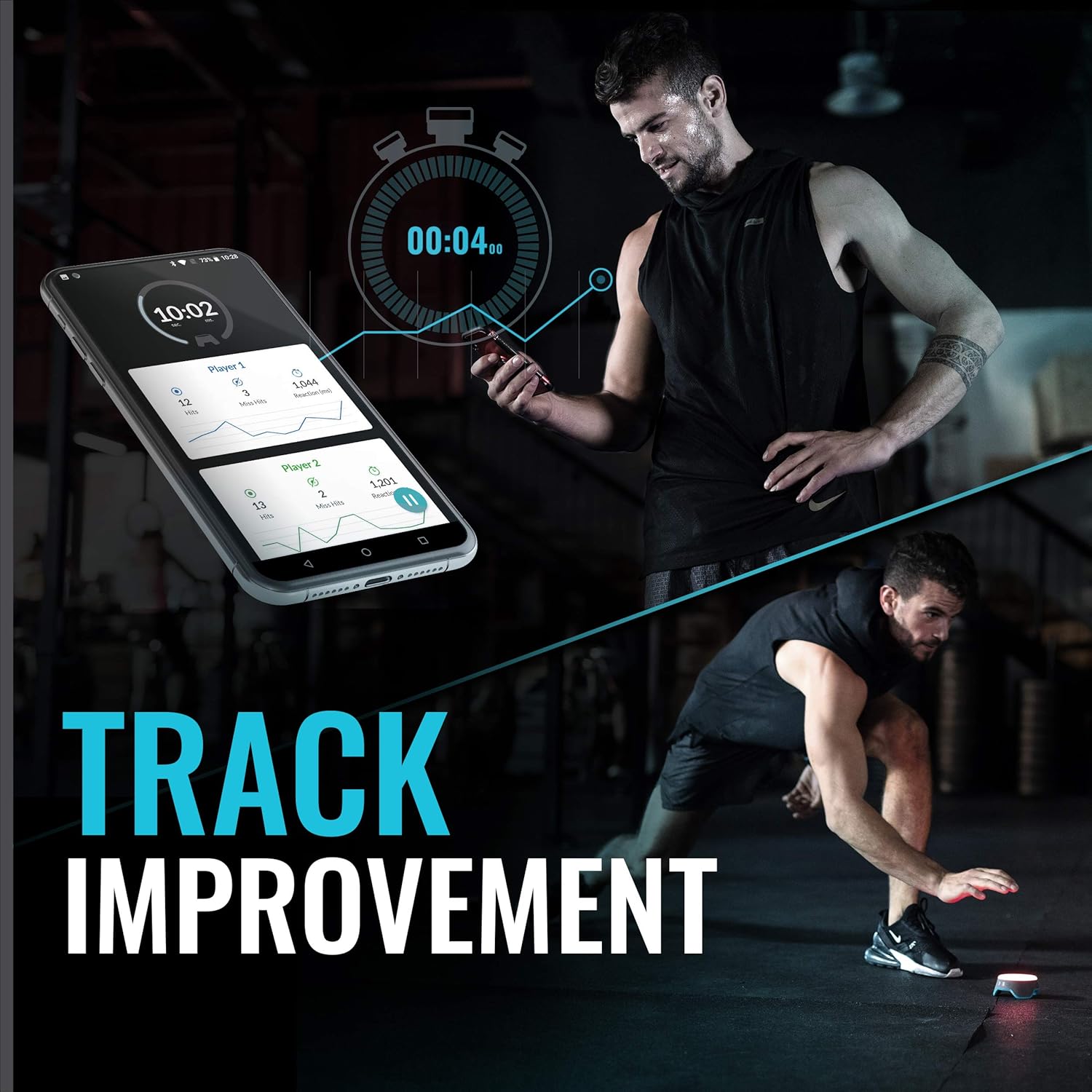 BlazePod Flash Reflex Lights and Reaction Training System, Challenging Activities to Improve Speed and Agility - for Athletes, Martial Arts, Soccer, Boxing, Basketball, Coaches and Trainer (4 Pods) : Sports & Outdoors