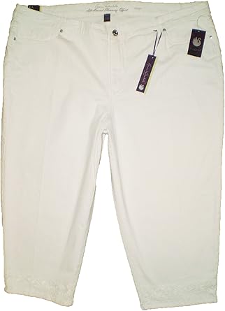 gloria vanderbilt jordyn embroidered capris