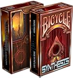 Synthesis - Cyberpunk Themed Bicycle Playing Cards (Red)