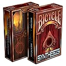 Synthesis - Cyberpunk Themed Bicycle Playing Cards (Red)