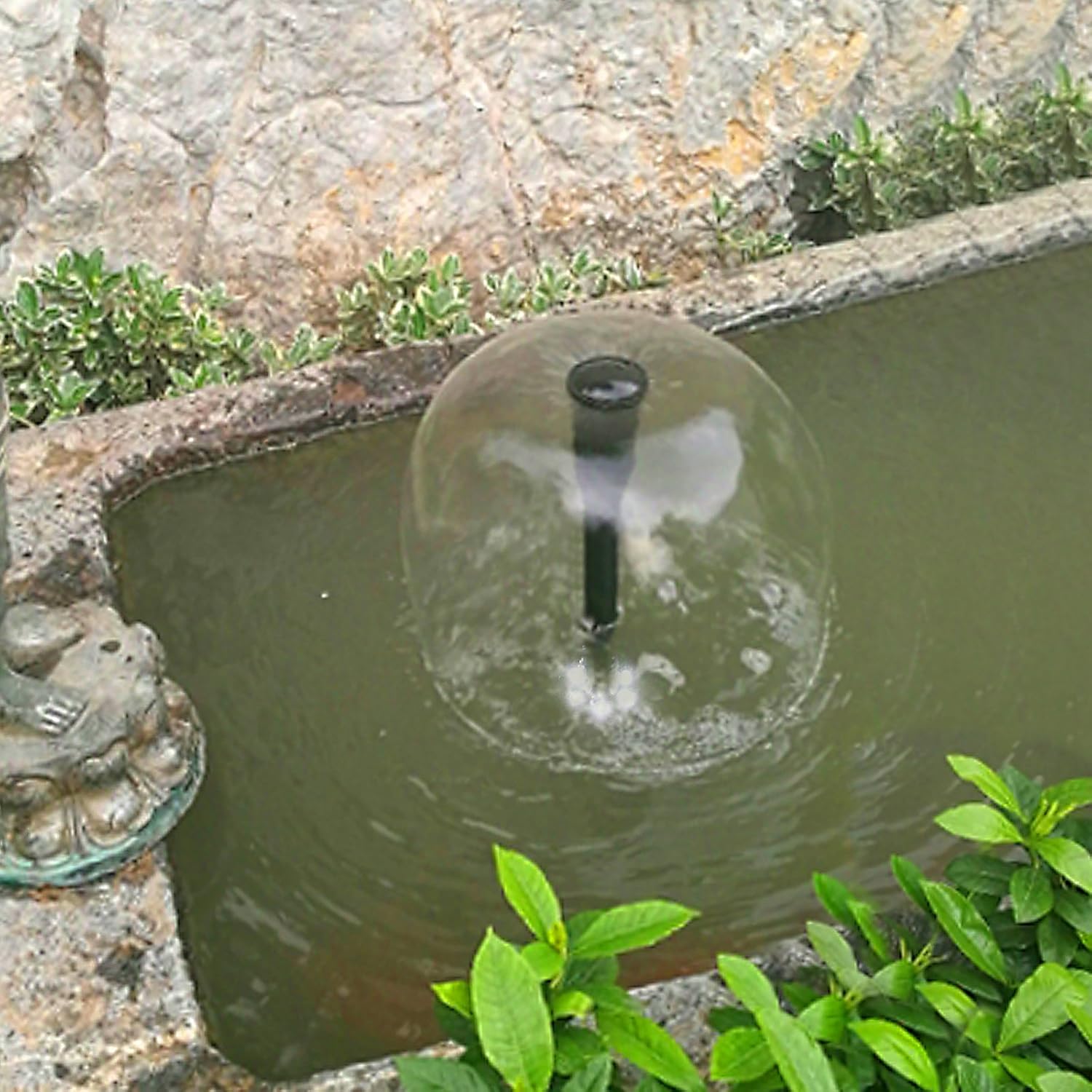 Set Ugelli Fontana Giardino - 8 Pezzi Nero, Altezza Regolabile, Per Laghetti - Foto 7