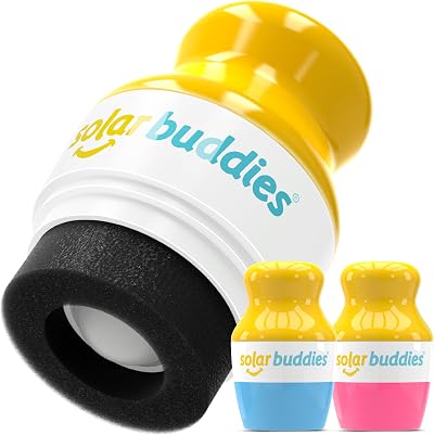 Solar Buddies Sunscreen Applicator Blue & Pink Duo - 3.4fl oz Travel Size
