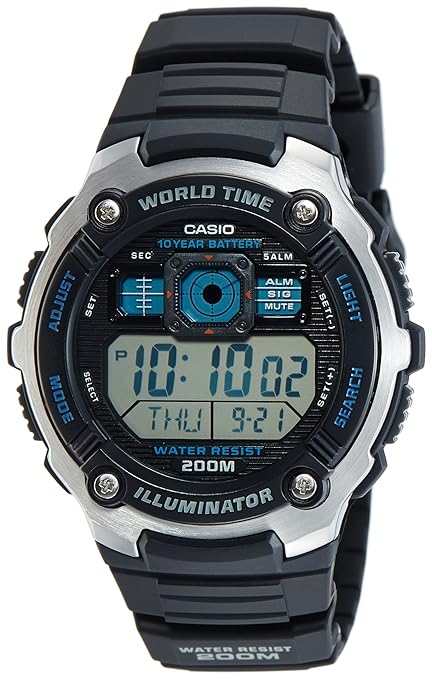 Amazon.com: Casio General Mens Watches Sporty Digital AE-2000W-1AVDF - WW: Watches