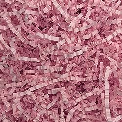 2LB Pink Crinkle Cut Paper Shred Filler, Paper