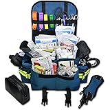 Lightning X Small First Responder EMT EMS Trauma Bag Stocked First Aid Fill Kit B