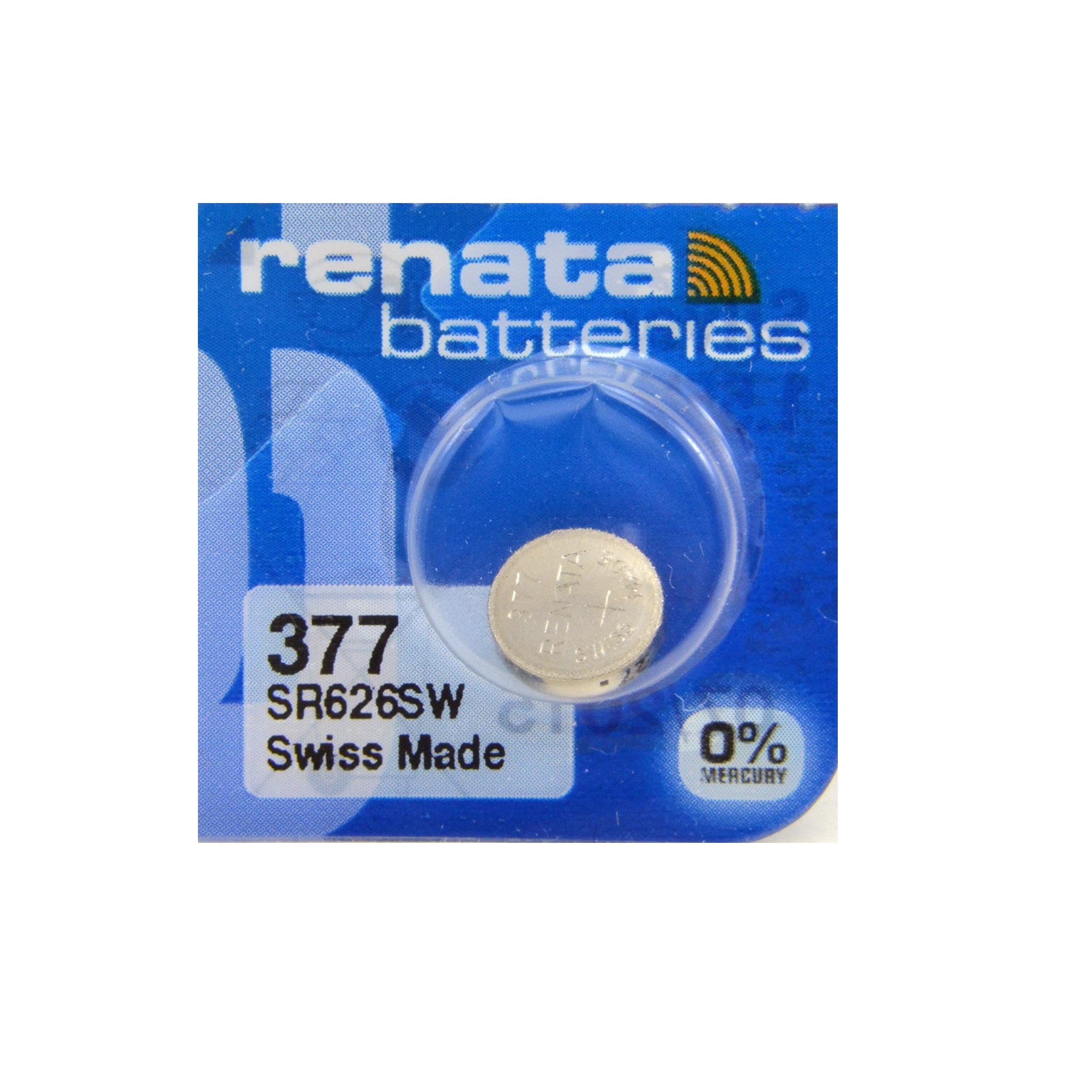 Renata 377 SR626SW 1.55v Silver Oxide Watch battery