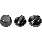 Dorman 76881 Temperature Control Knob Assortment | Fits Select Honda Models, 3 Piece