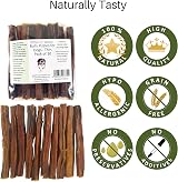 Britten and James 10 Thin Bull Pizzles 12cm Dog Chews Bully Stick view 5