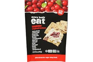 Every Body Eat Cranberry Crispbread Crackers, 5 OZ