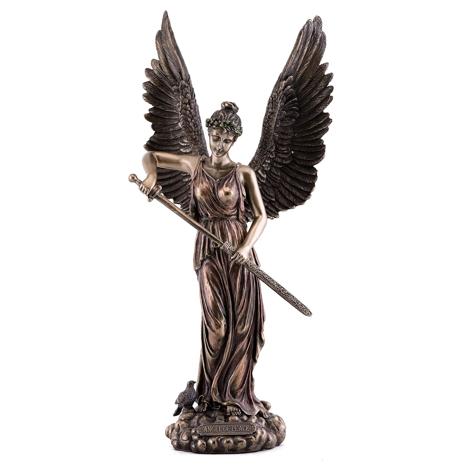 Best Angel Woman Garden Statue Hand On Heart