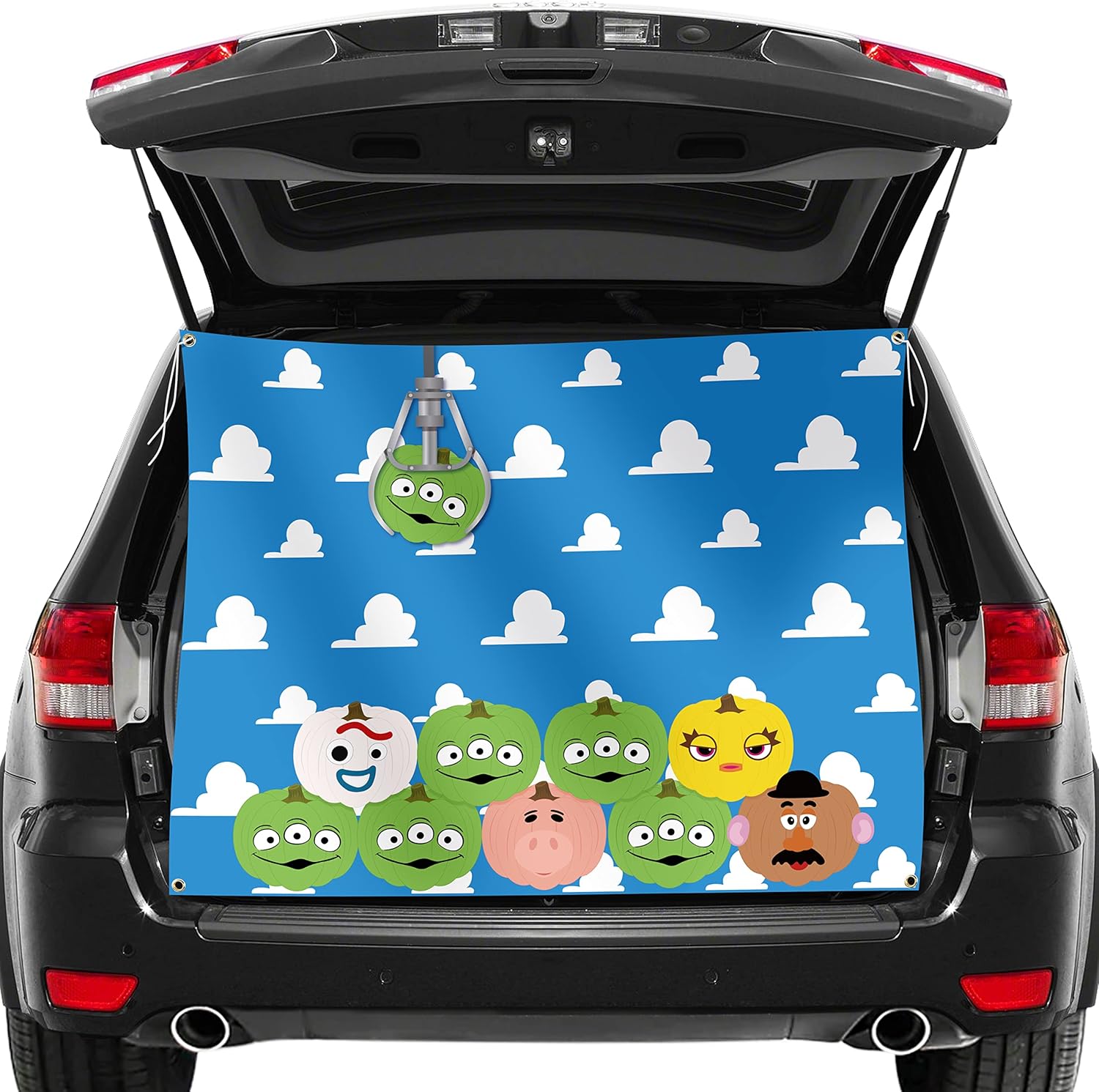 Garage Door Decorations - Aginc Berry Halloween Toy Inspired Story Trunk or Treat Car Decor, Halloween Toy Inspired Story Theme Party Decor, Car Archway Garage Decor Banners, Car Decor Outdoor Trunk or Treat Party Supplies