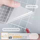 rabbitgoo Window Film Privacy Frosted 60x200 cm Glass Door Anti UV Self Adhesive view 6