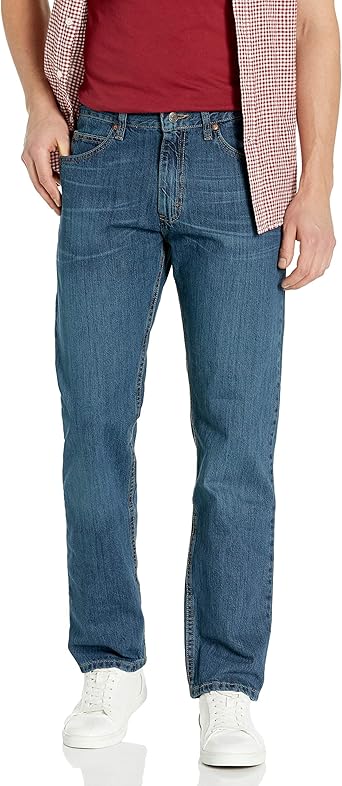 lee regular fit straight leg jeans