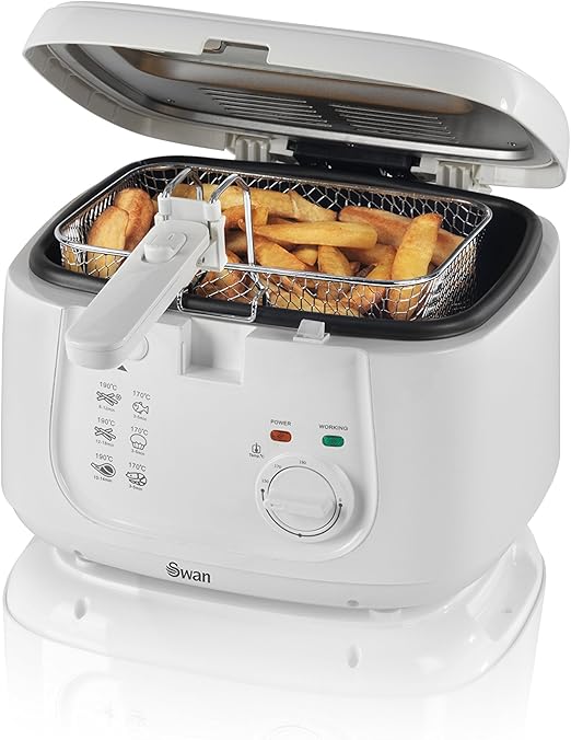 Swan 2.5 Litre Deep Fat Fryer with Viewing Window, Easy Clean
