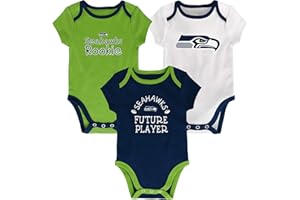 Outerstuff NFL Newborn Infants Assist 3 Piece Creeper Bodysuit Set