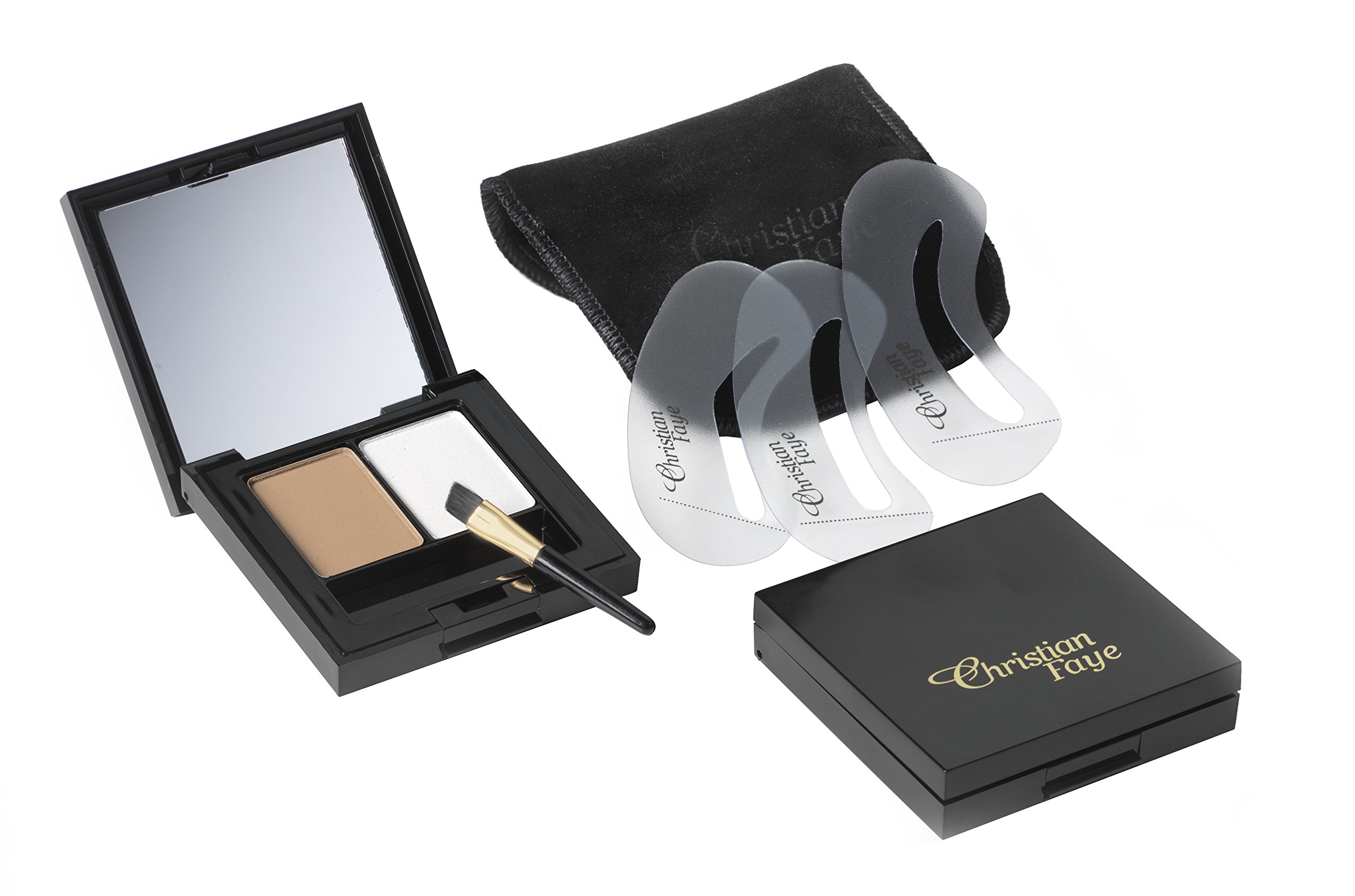 Christian Faye Eyebrow Highlighter Kit, Light - Pack of 2
