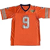 Youth The Waterboy #9 Bobby Boucher Adam Sandler 50th Anniversary Movie Mud Dogs Bourbon Bowl Football Jersey