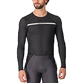 CASTELLI Men’s Merino Seamless Baselayer, Long Sleeve Merino Wool for Road Cycling & Gravel Biking