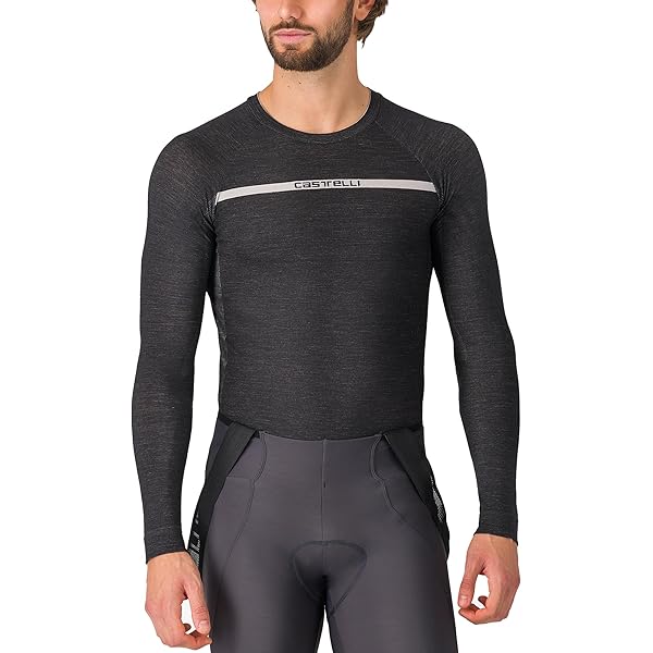 CASTELLI Cold Days 2nd Long-Sleeve Baselayer - Men's, Black, S at