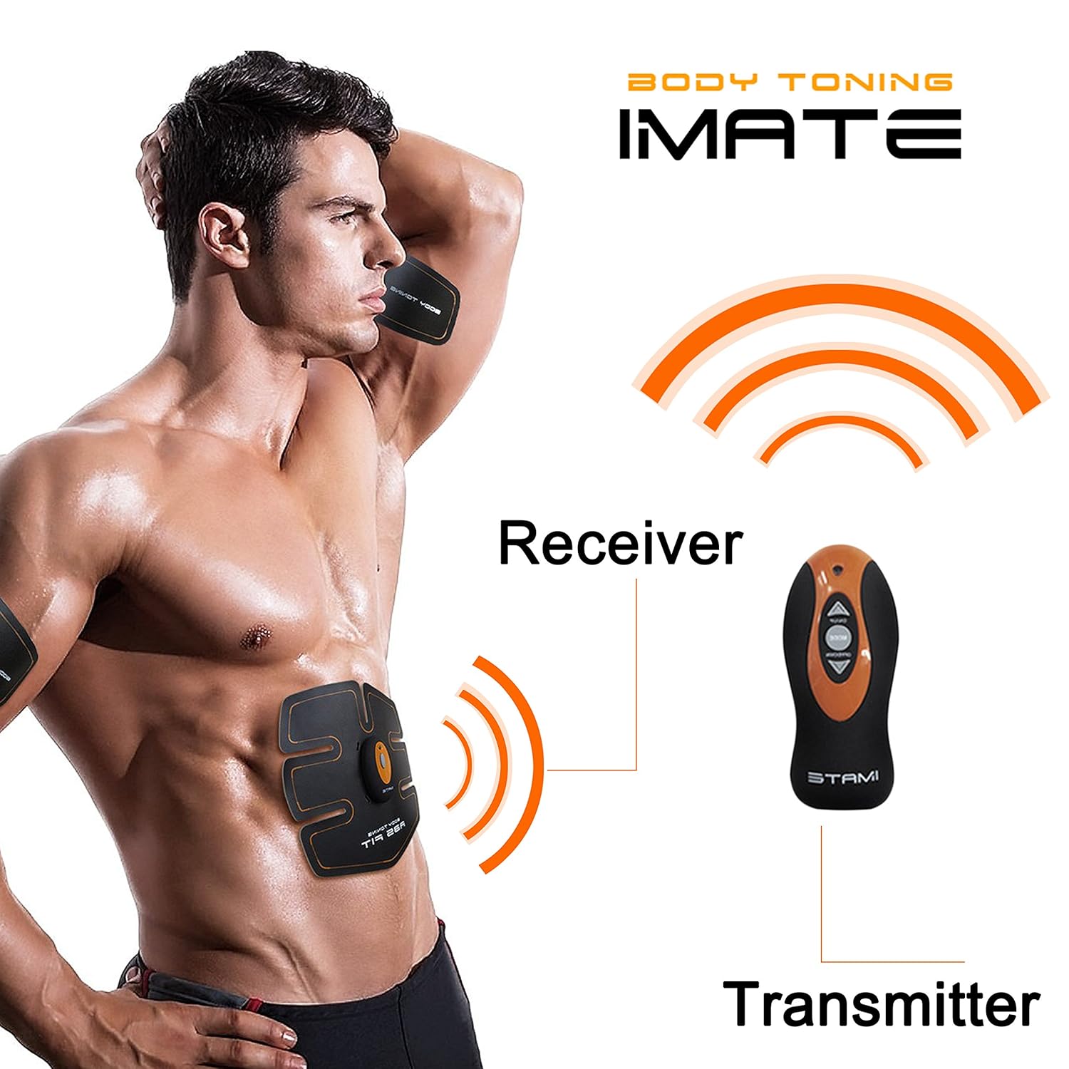 Smart cámara abdominales unisex cinturón de electroestimulación abdominal para deporte perdre del
