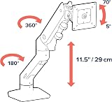Ergotron HX Premium Heavy Duty Monitor Arm Single Monitor VESA Desk Mount 49 view 8
