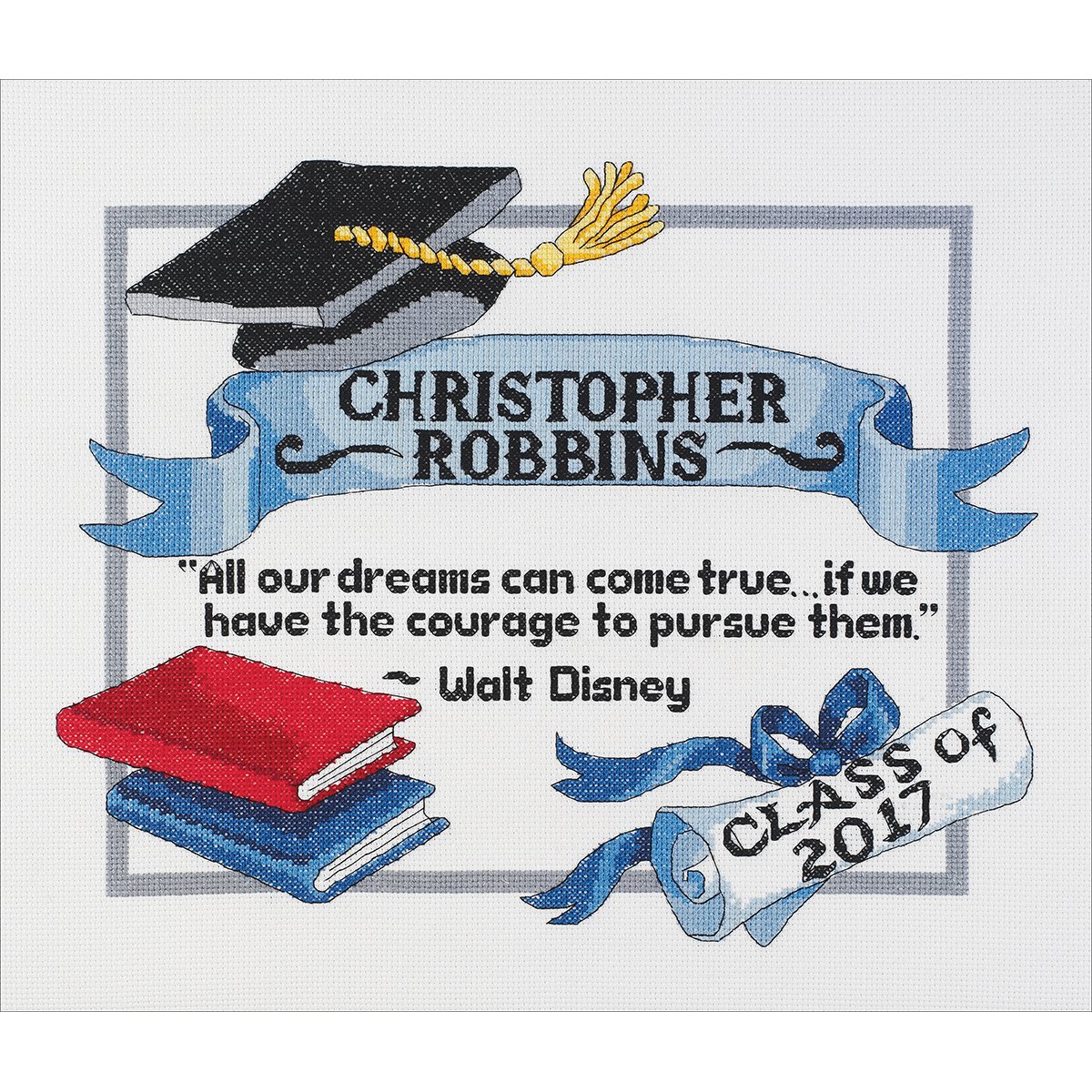 Janlynn Graduation Dreams Counted Cross Stitch Kit