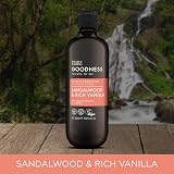 Baylis & Harding Goodness Men’s Sandalwood & Vanilla Shower Gel 500 ml Pack Of 3 view 3