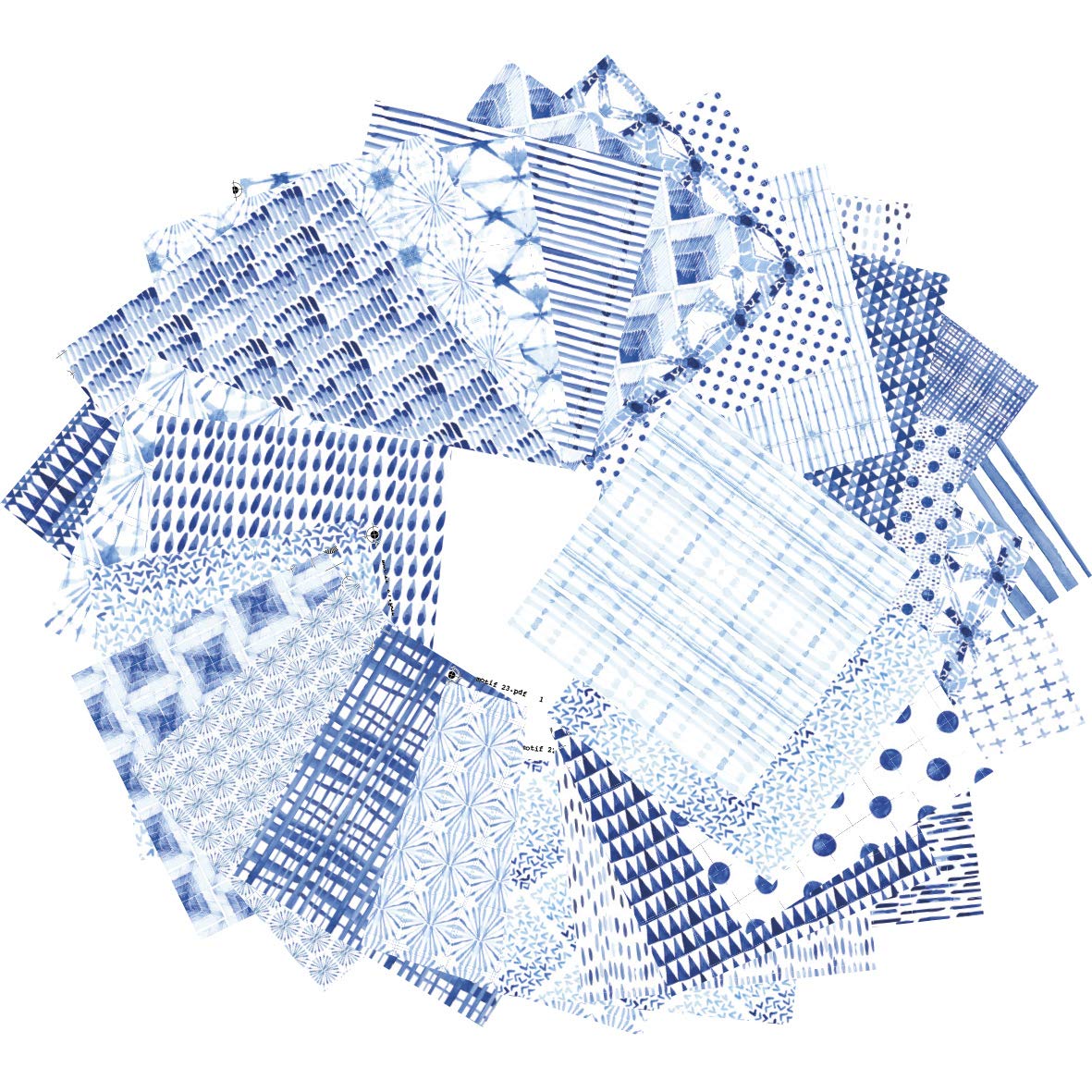 Clairefontaine 95349c Pack Mit 60 Bögen Origamipapier 70 G 15 X 15 Cm Shibori 1 Pack