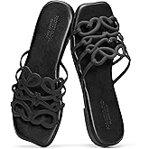 Project Cloud Womens Sandals with Memory Foam - Eco Crafted Leather Sandals for Women 2026 - Flats - Non Slip & Comfortable Sandals Women (Lisa)