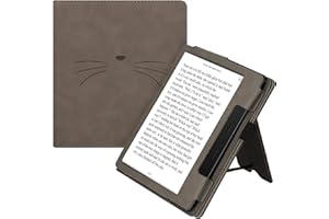 kwmobile Case Compatible with Amazon Kindle Oasis 10. Generation Case - Cover for eReader with Magnetic Closure - Grey
