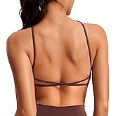 VANTONIA Womens Butterluxe Sports Bras Strappy Criss-Cross Back Twist Front Sports Bra Backless Workout Bra-Lily Bra