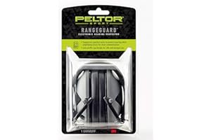 3M Peltor Sport RangeGuard Electronic Hearing Protector, NRR 21 dB, Ear Protection for the Range, Shooting and Hunting